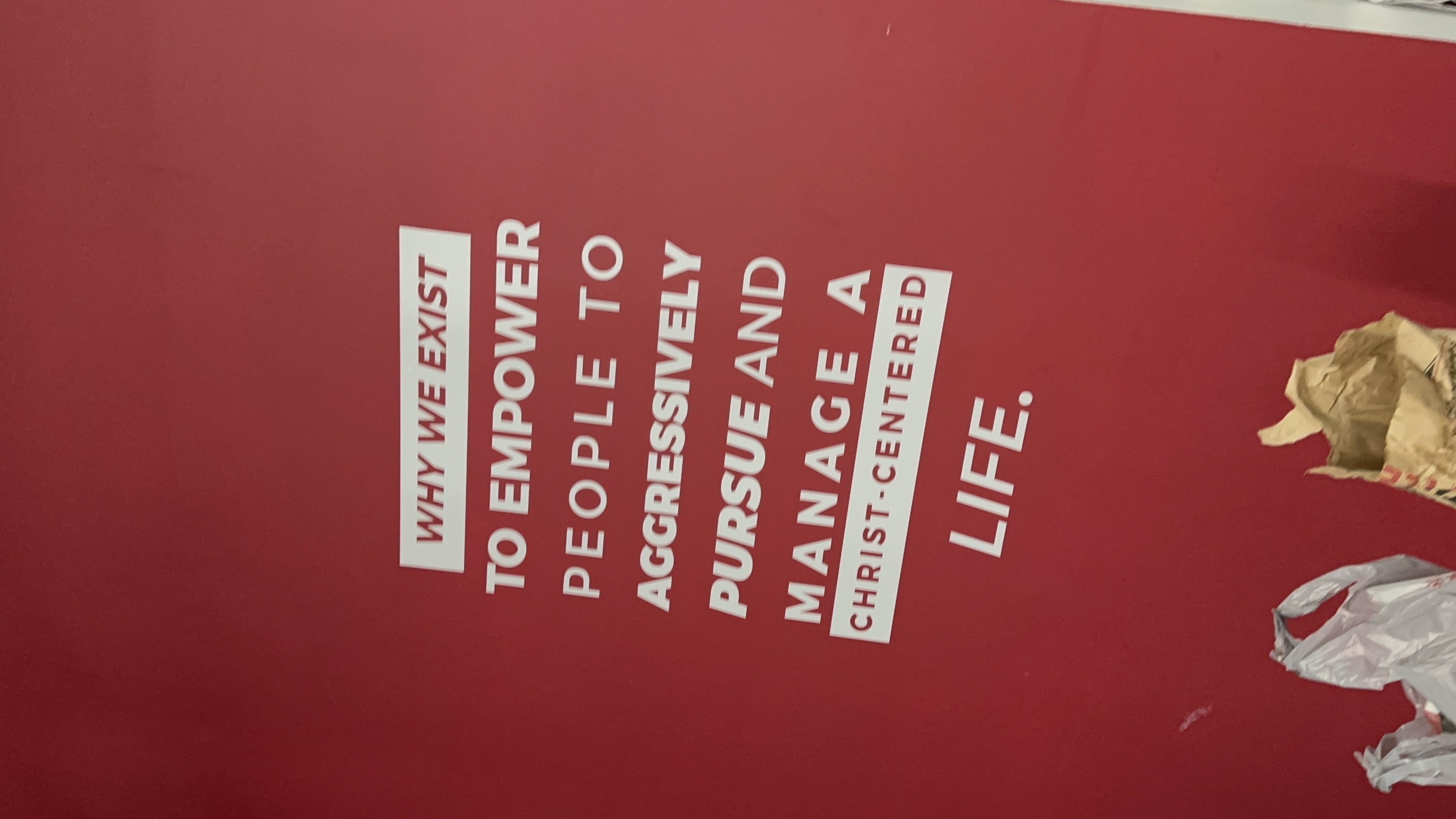 Professional vinyl signage project