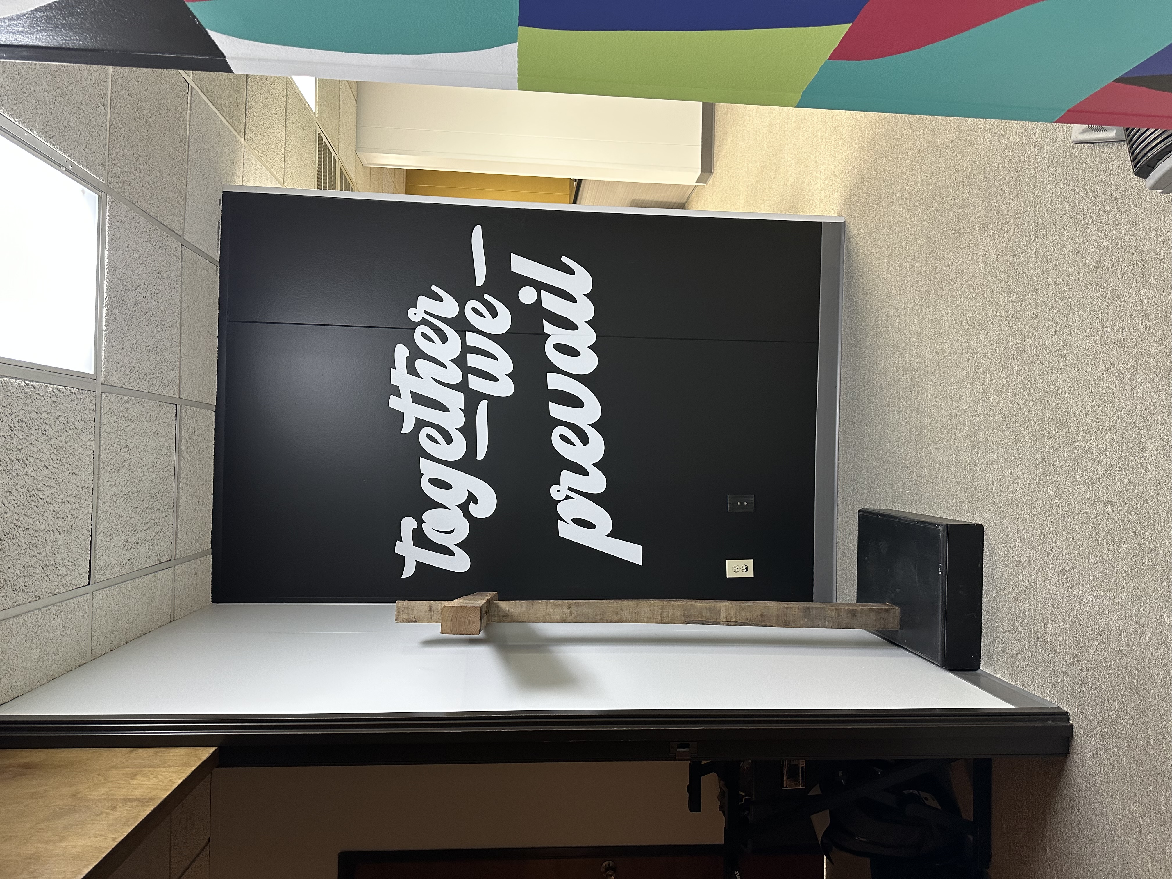 Vinyl signage for retail space